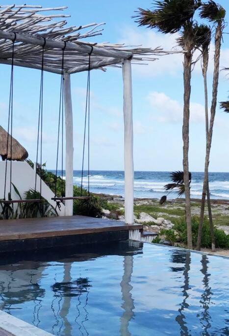 Tulum Beachfront Villa I'Ik By Casa Xuul Tulum Extérieur photo