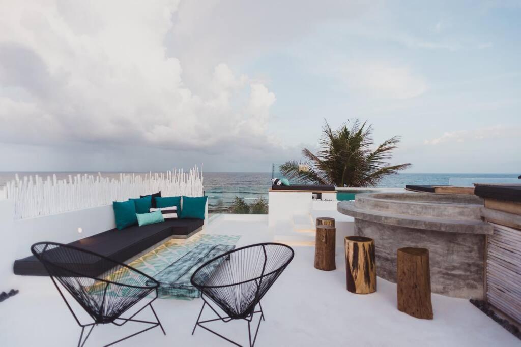 Tulum Beachfront Villa I'Ik By Casa Xuul Tulum Extérieur photo