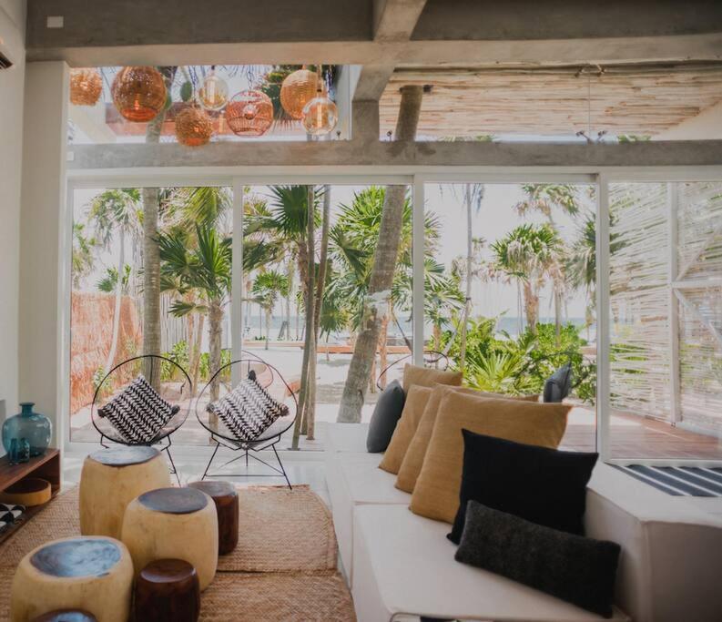 Tulum Beachfront Villa I'Ik By Casa Xuul Tulum Extérieur photo