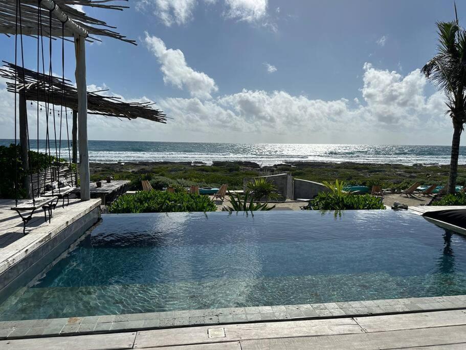 Tulum Beachfront Villa I'Ik By Casa Xuul Tulum Extérieur photo