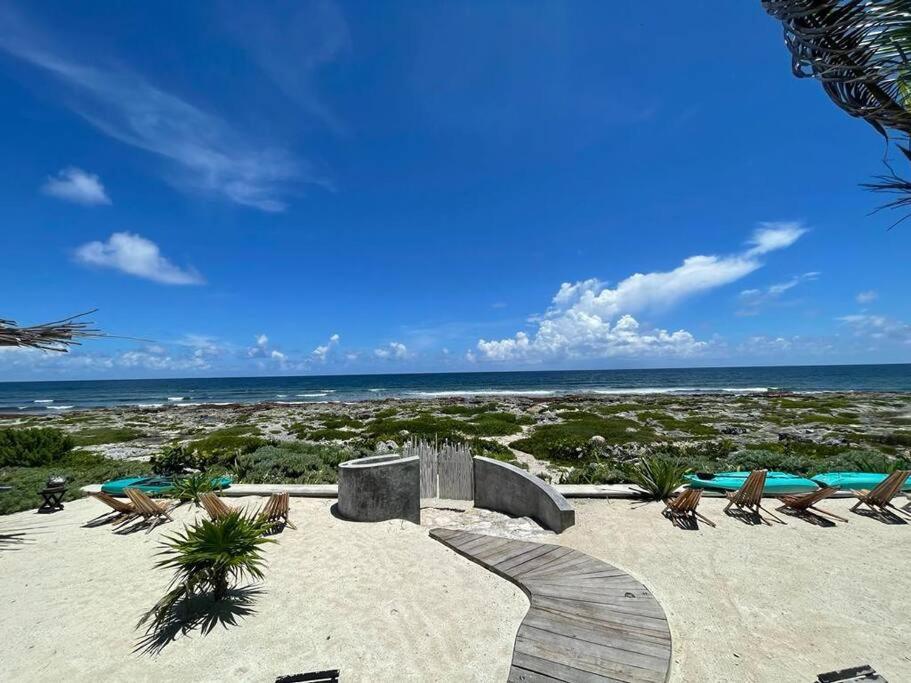 Tulum Beachfront Villa I'Ik By Casa Xuul Tulum Extérieur photo