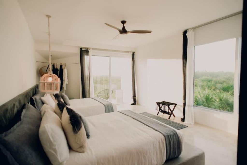 Tulum Beachfront Villa I'Ik By Casa Xuul Tulum Extérieur photo
