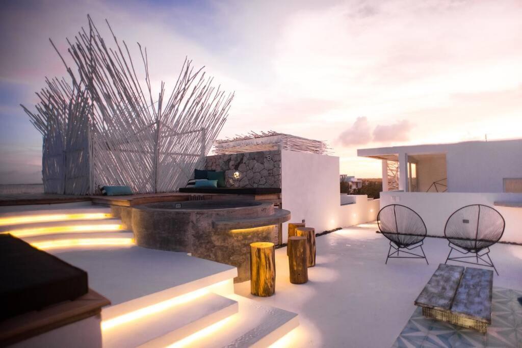 Tulum Beachfront Villa I'Ik By Casa Xuul Tulum Extérieur photo