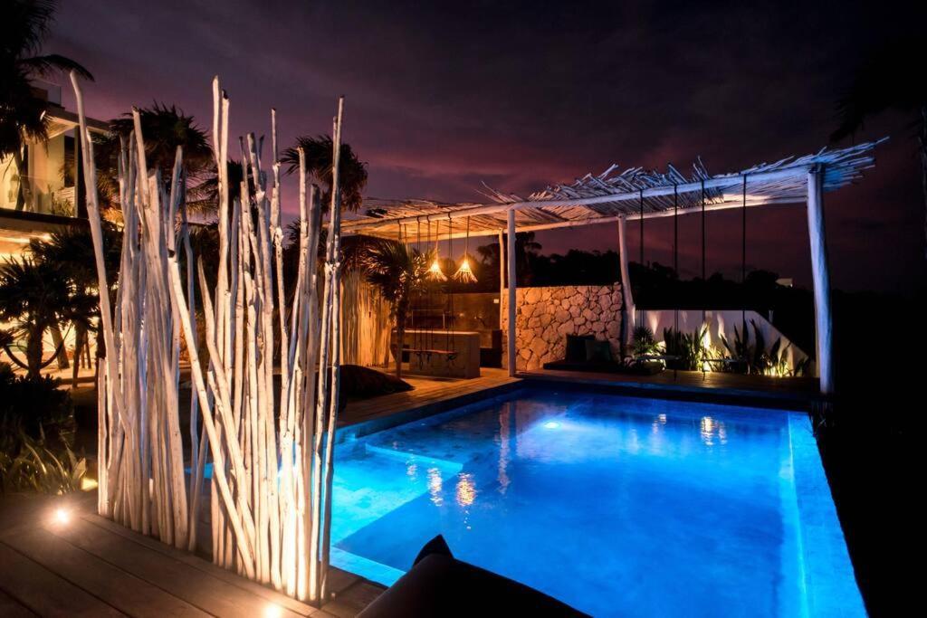 Tulum Beachfront Villa I'Ik By Casa Xuul Tulum Extérieur photo