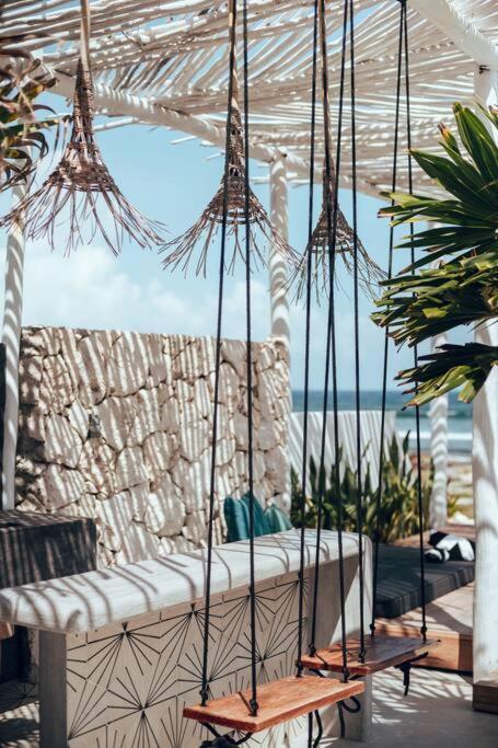 Tulum Beachfront Villa I'Ik By Casa Xuul Tulum Extérieur photo