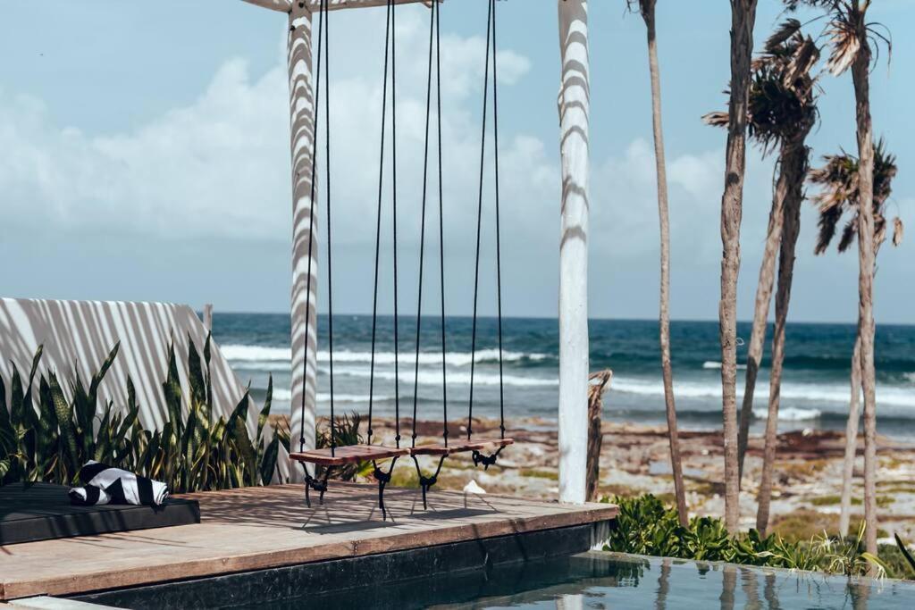 Tulum Beachfront Villa I'Ik By Casa Xuul Tulum Extérieur photo